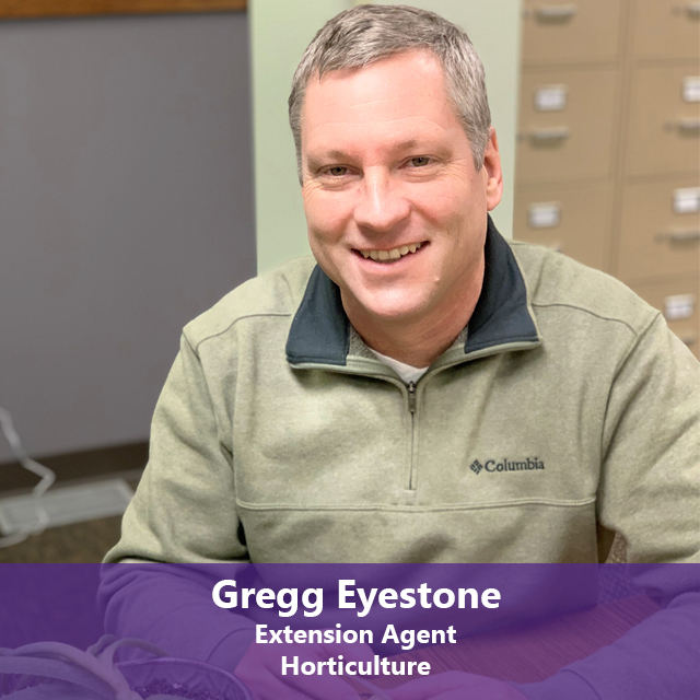 Gregg Eyestone, Extension Agent, Horticulture
